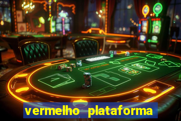 vermelho plataforma de jogos